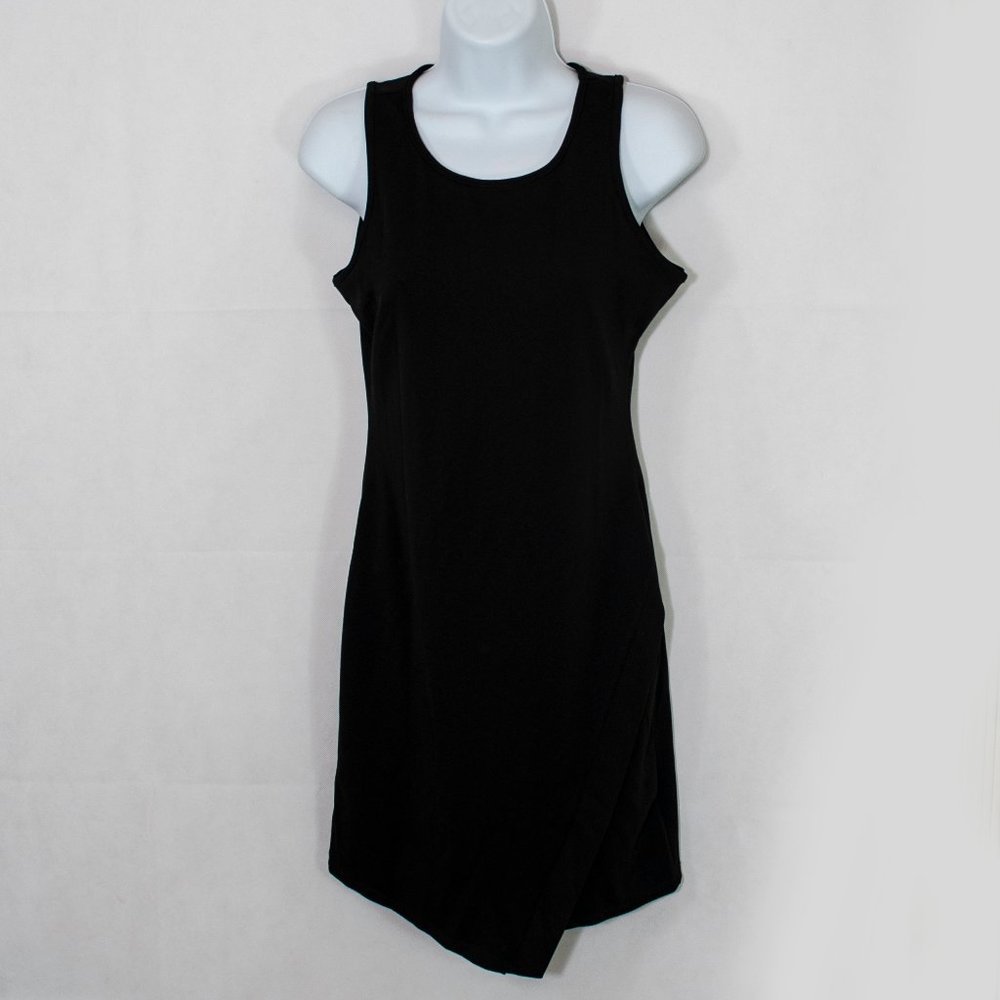 NEW Pink Republic Tank Dress Juniors Small S Black Textured Bodycon Casual M06
